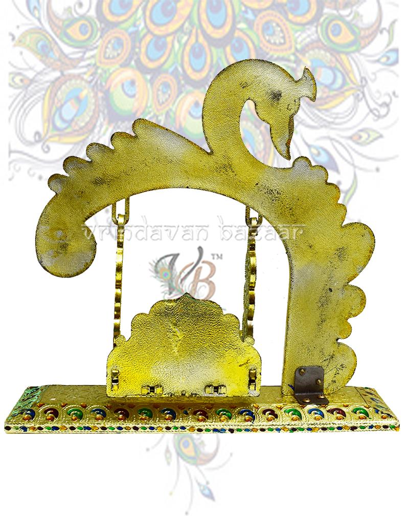 Stylised peacock design jhula