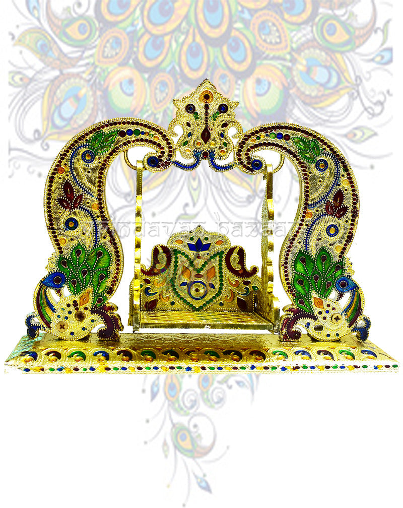 Paisley With Peacock Design Jhula