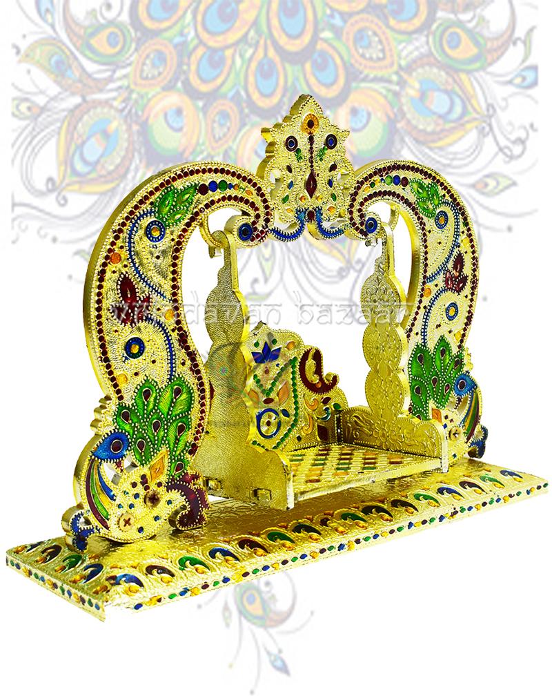 Paisley with peacock Design Jhula