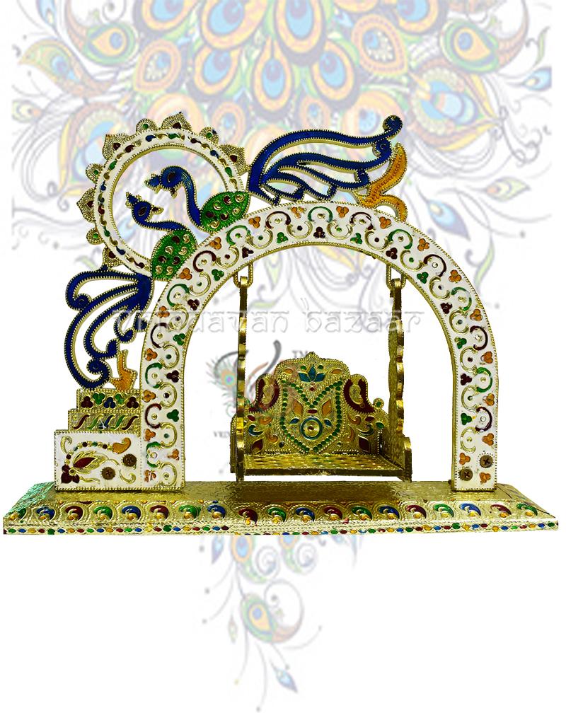 Eternal bond peacock design jhula