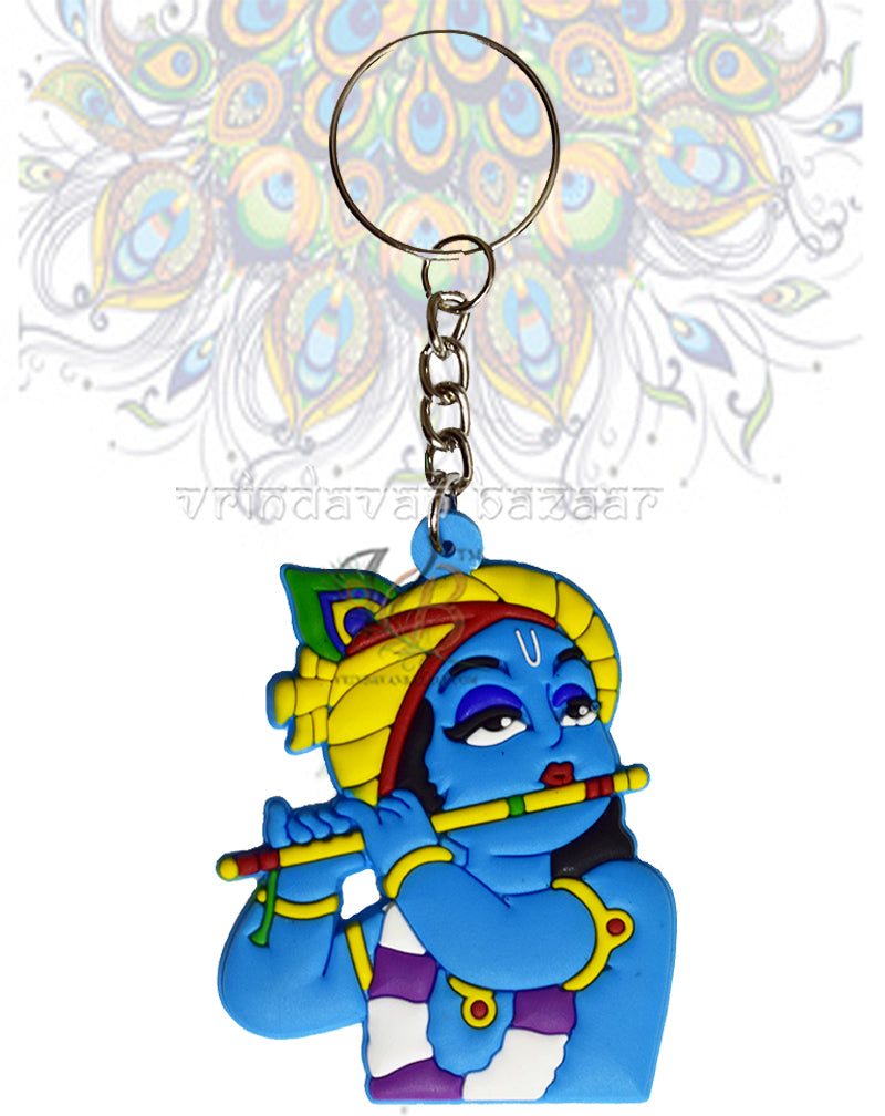 Cute Little Krishna Keychain for Car,Bike, Etc.