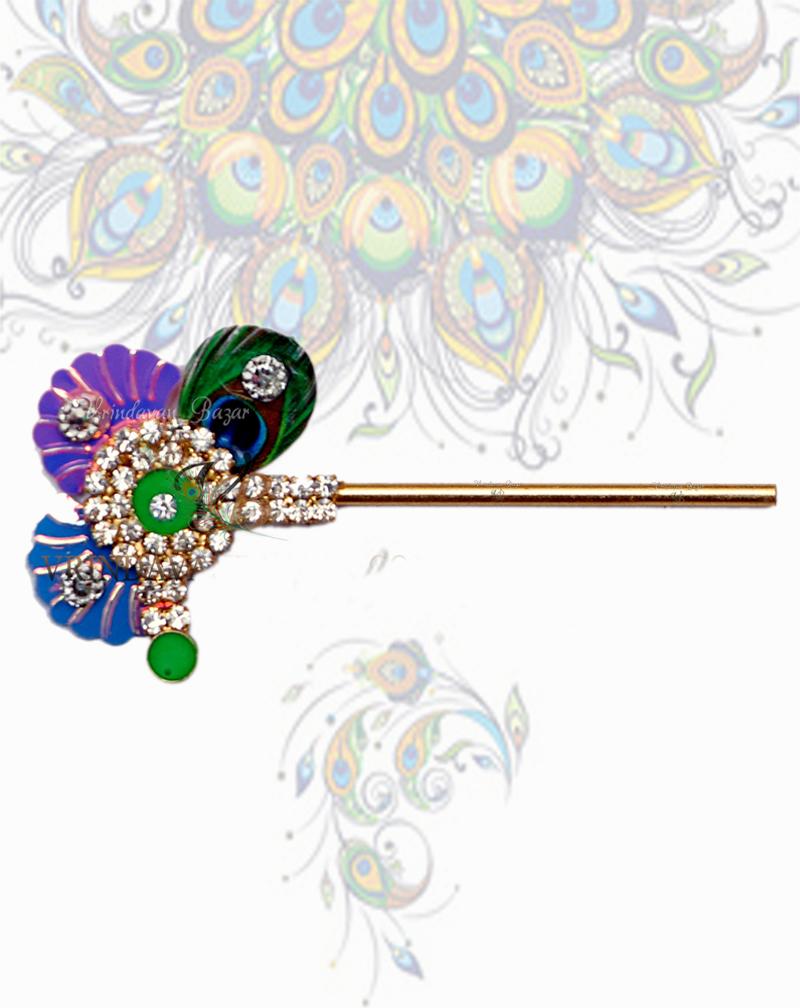 Stones in circle flute; Flute length- 7 cm