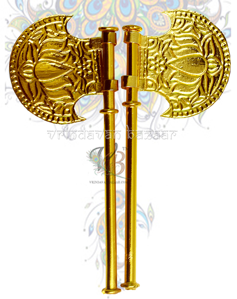 Multicolor meenakari hand fan for home deities