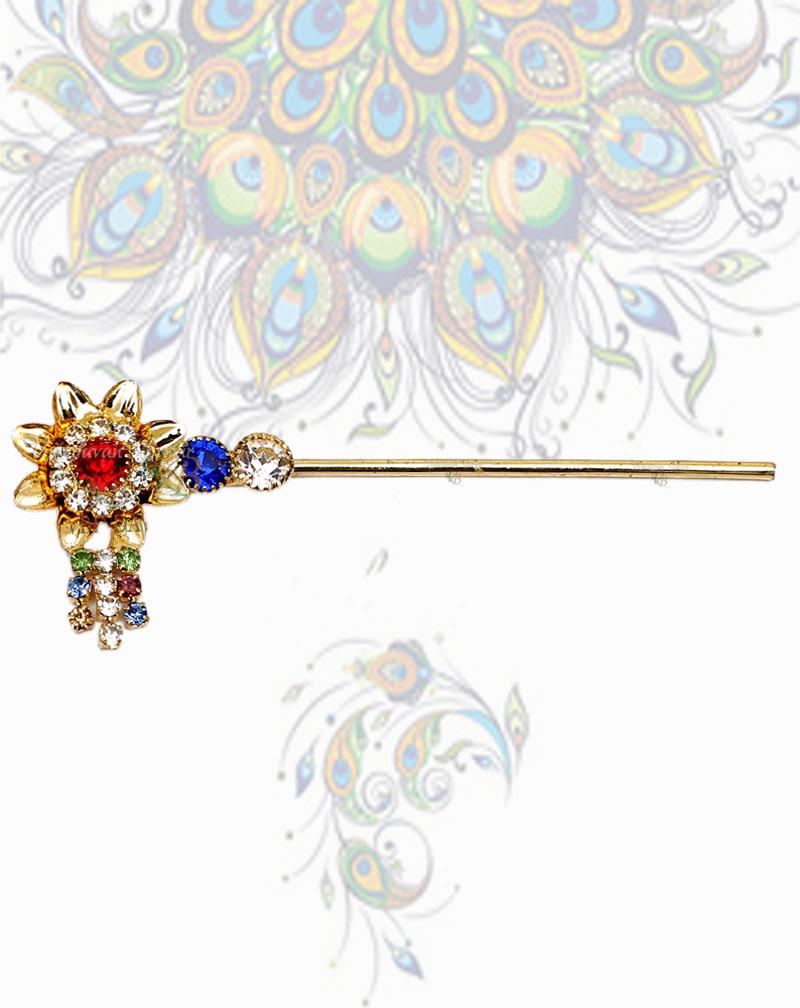 Metal flower flute; Flute length- 7 cm