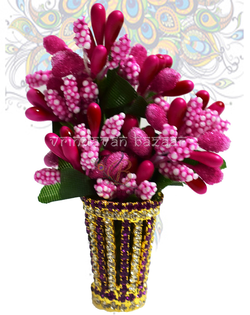 Small plant with AD stones pot