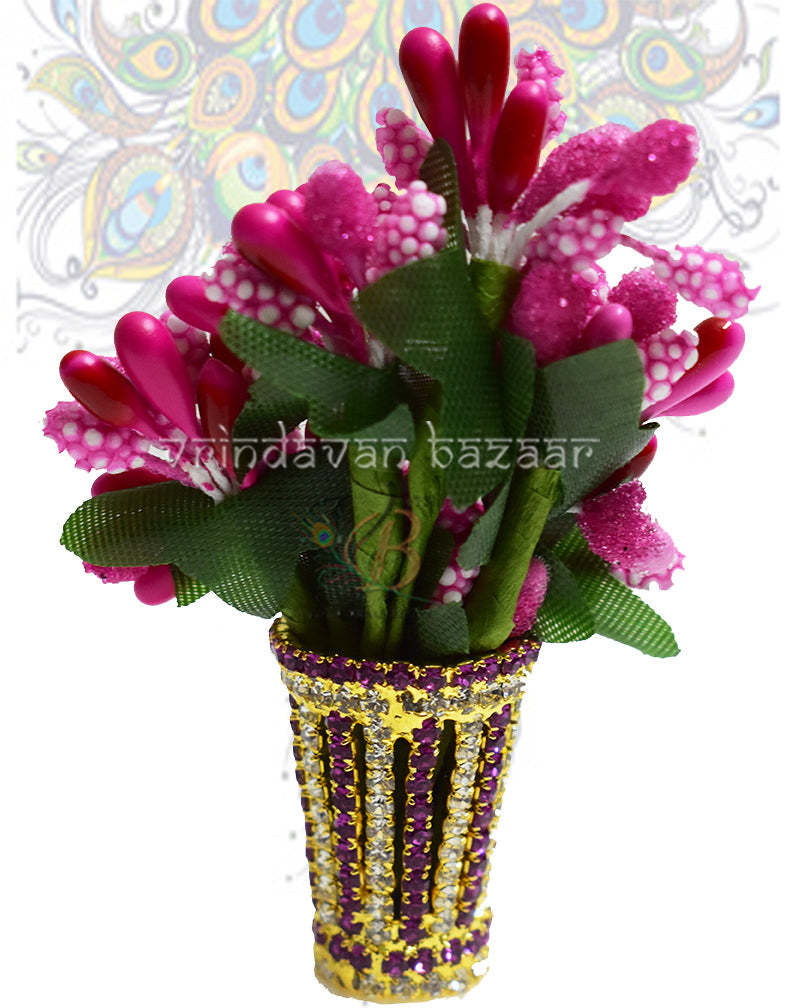 Small plant with AD stones pot