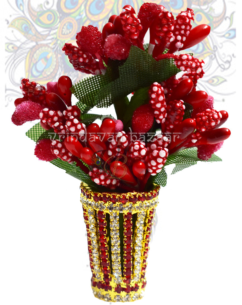 Small plant with AD stones pot