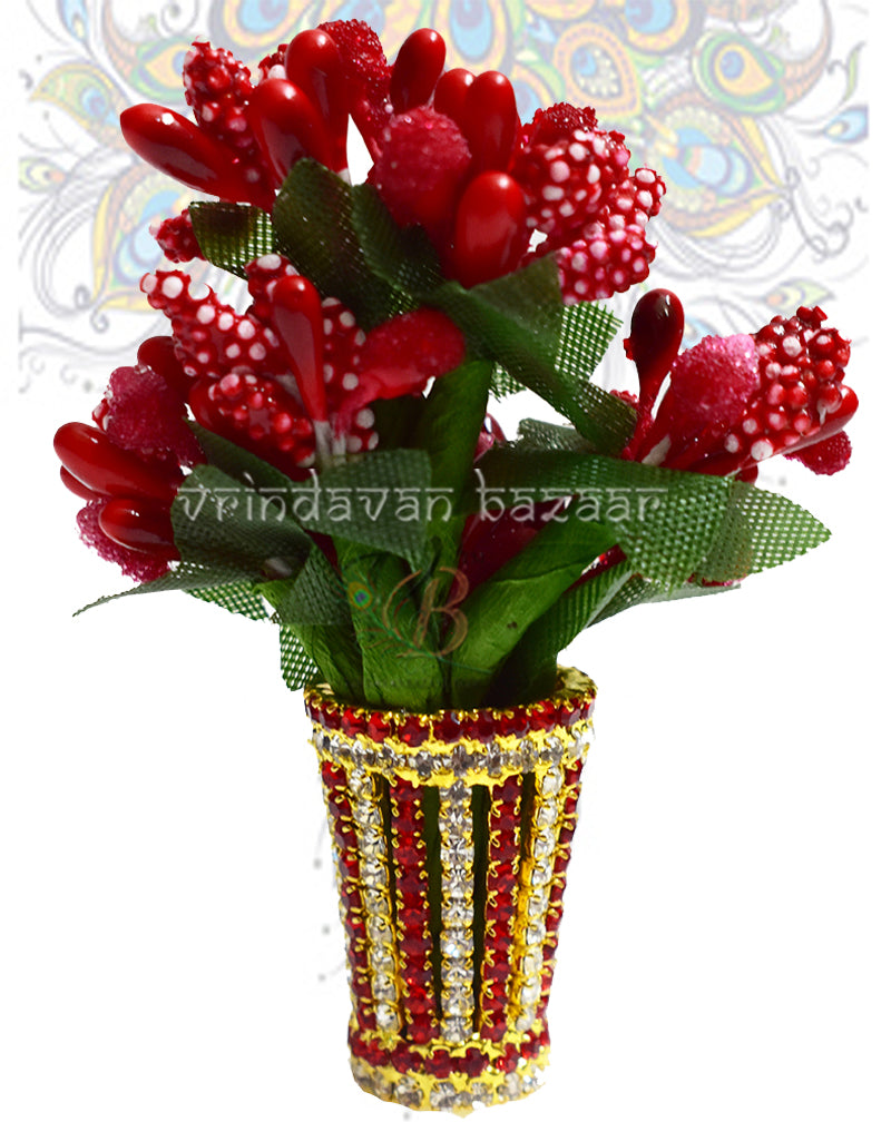 Small plant with AD stones pot