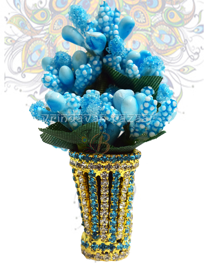 Small plant with AD stones pot