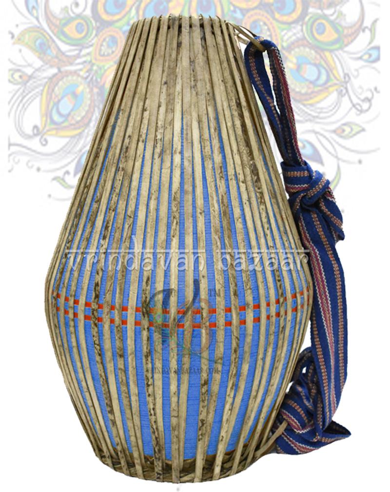 Blue Clay Mridangam / standard size khol- Large