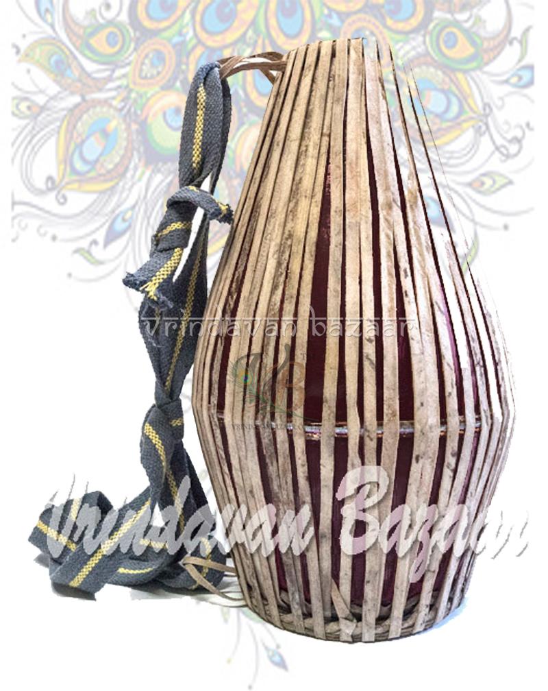 Brown fiber Mridangam / standard size khol- Large