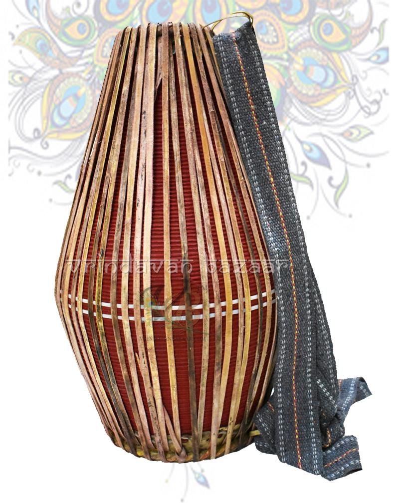 Red Clay Mridangam / standard size khol- Large