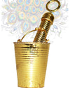 Metallic finish plastic bucket pichkari for Laddu Gopal