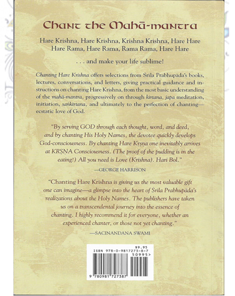 Chanting Hare Krishna