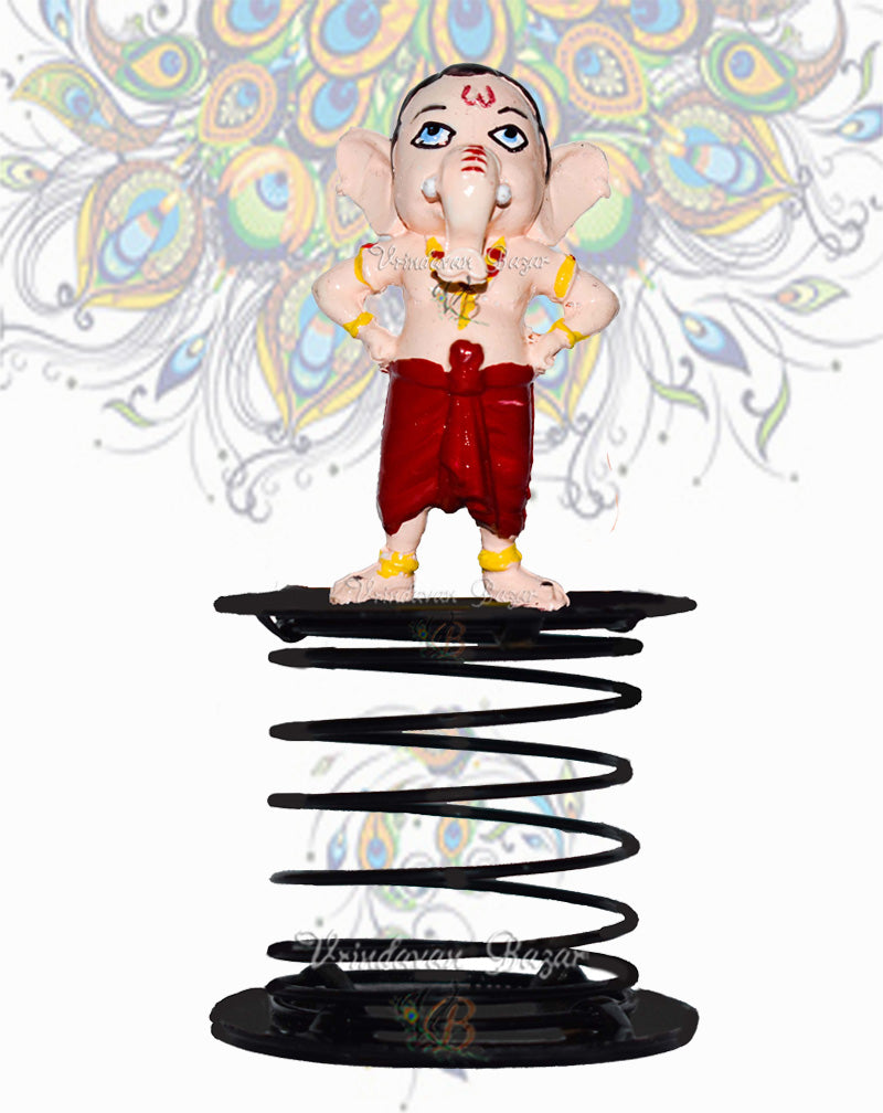 Ganesh folded hand cartoon character fun spring