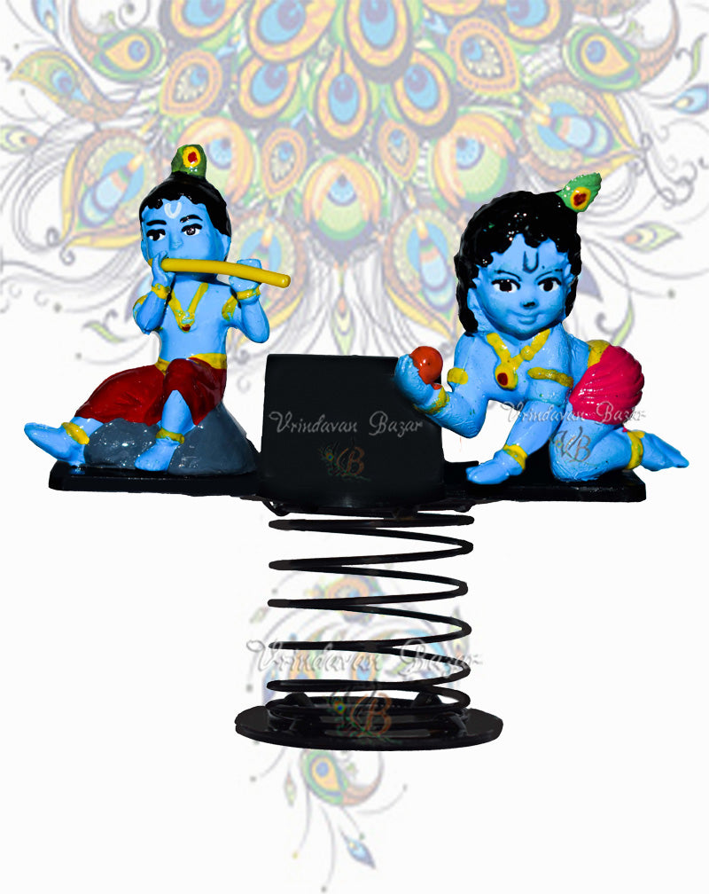 Laddo Gopal and playing flute krishna fun spring