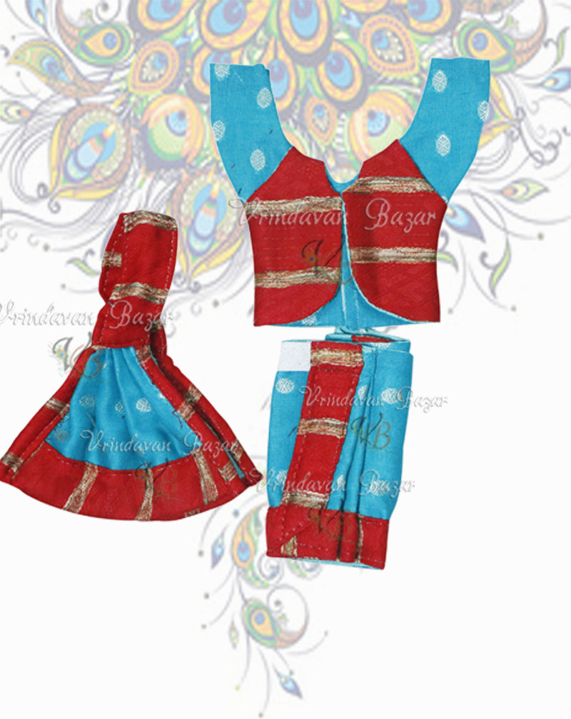Gaur Nitai dress with jacket style shirt; Size 3 inch