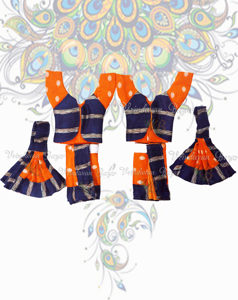 Gaur Nitai dress with jacket style shirt; Size 3 inch
