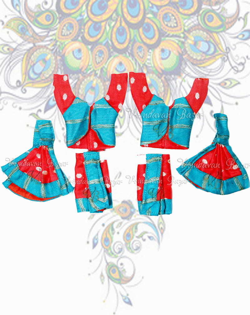 Gaur Nitai dress with jacket style shirt; Size 3 inch