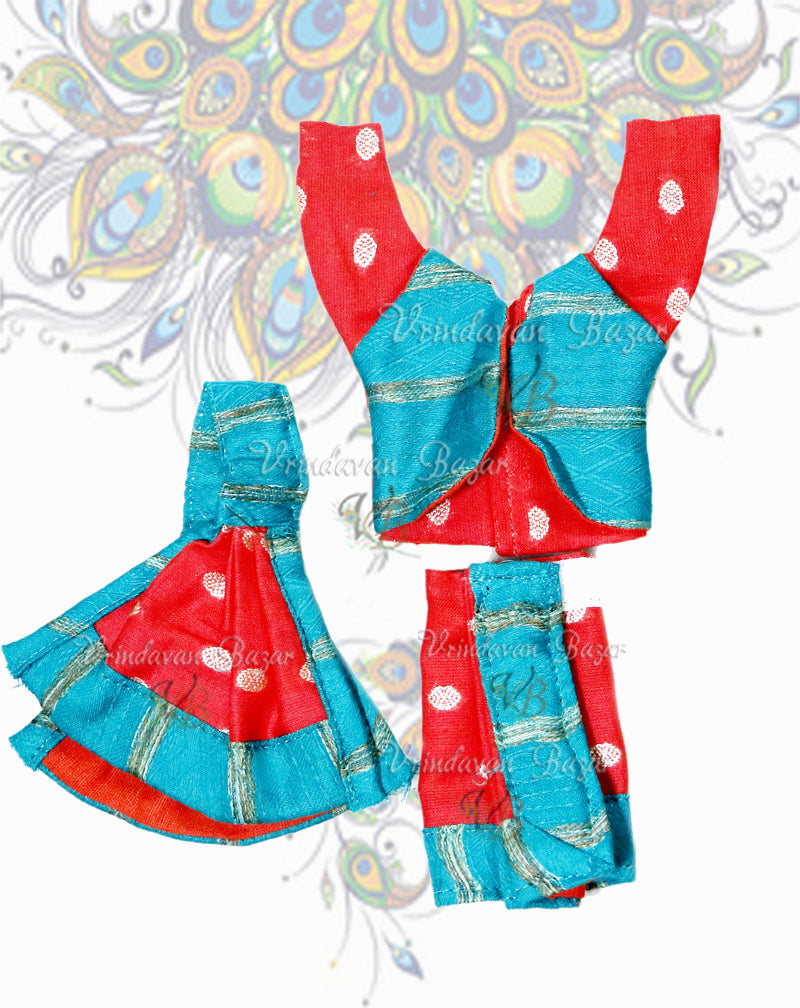 Gaur Nitai dress with jacket style shirt; Size 3 inch
