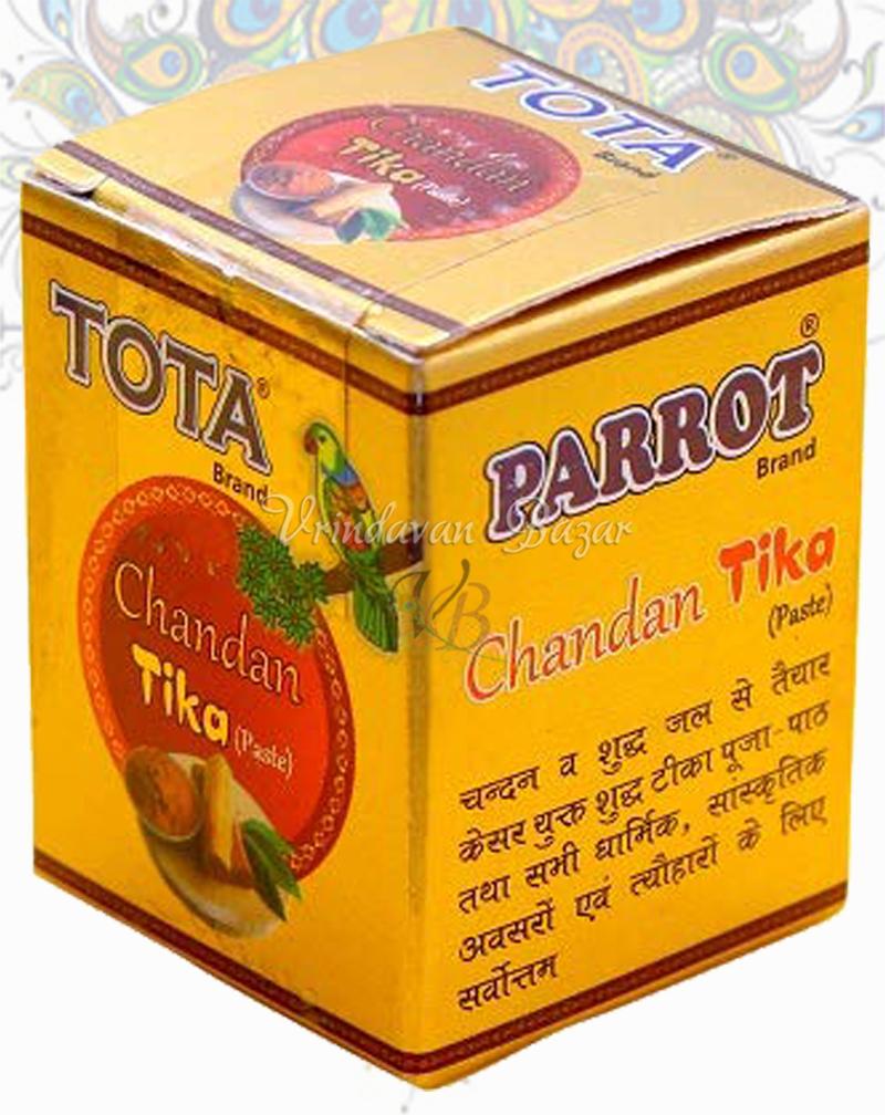 Chandan TIKA Paste for Puja | Sandalwood Tilak with Kesar
