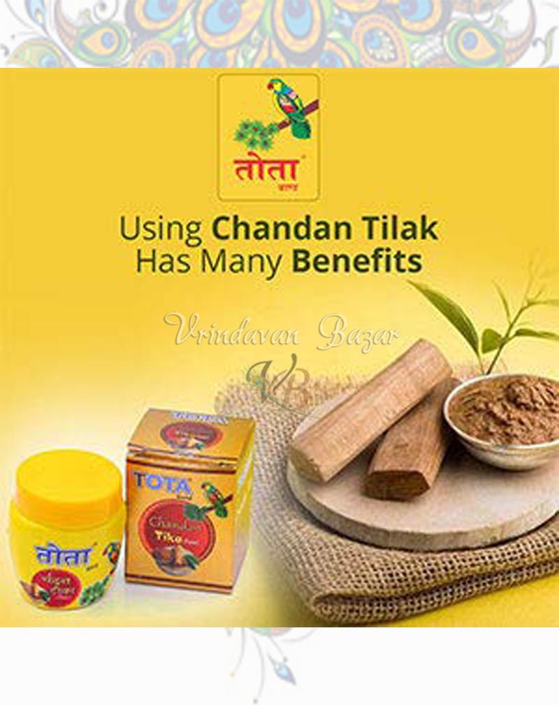 Chandan TIKA Paste for Puja | Sandalwood Tilak with Kesar