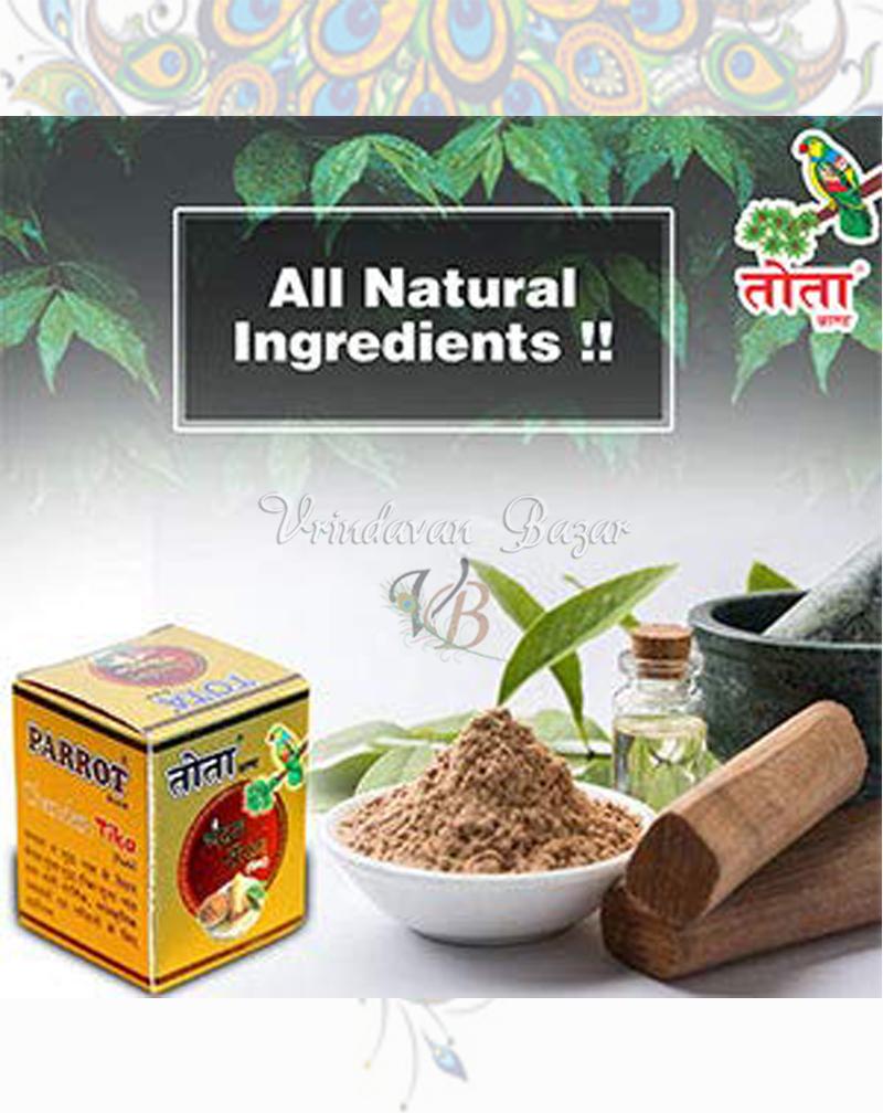 Chandan TIKA Paste for Puja | Sandalwood Tilak with Kesar