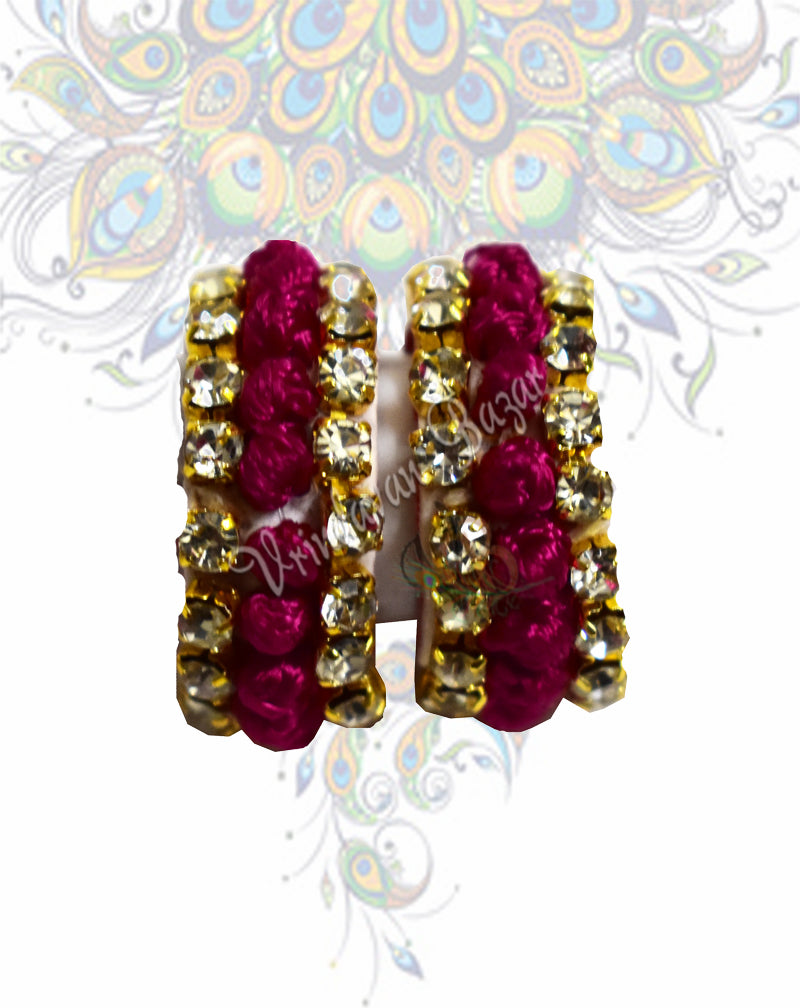 One line thread kangan