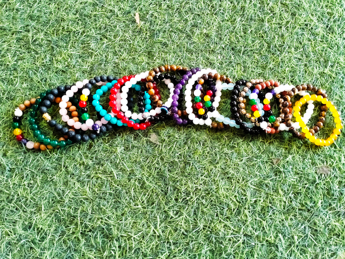 Tigereye 7 chakra bracelet