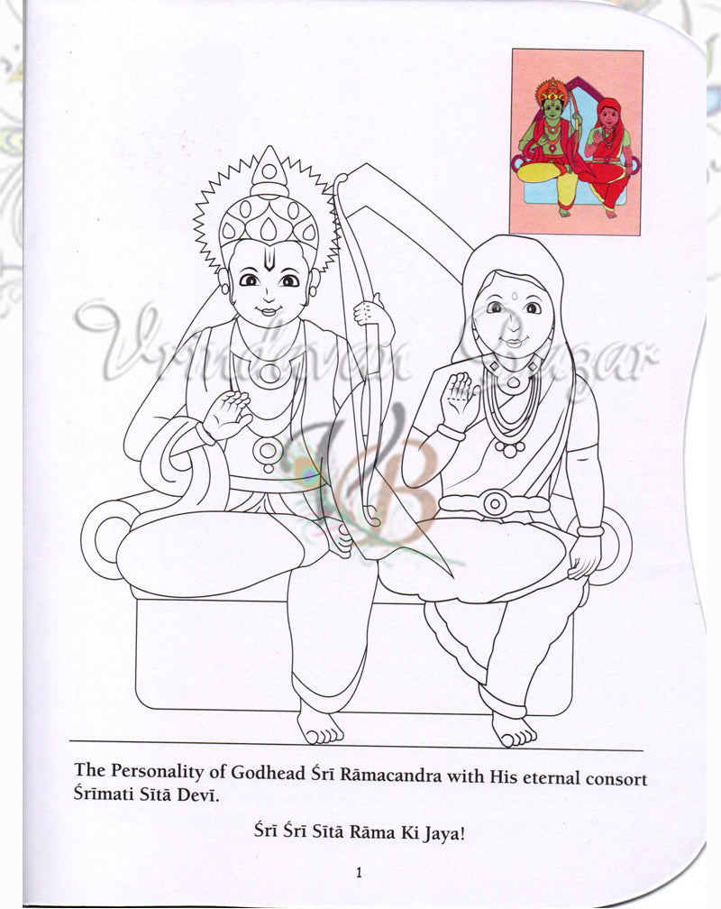 Glimpses of Ramayana- Colouring cum Story book for children