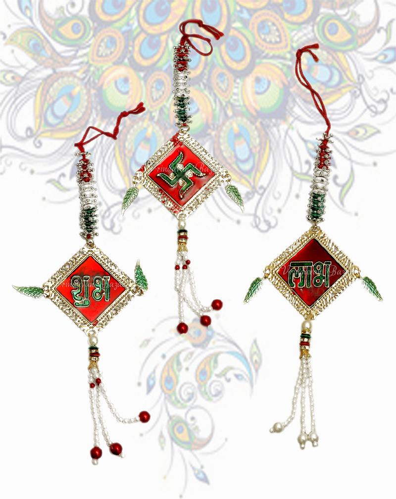 Shubh Labh and Swastik hanging