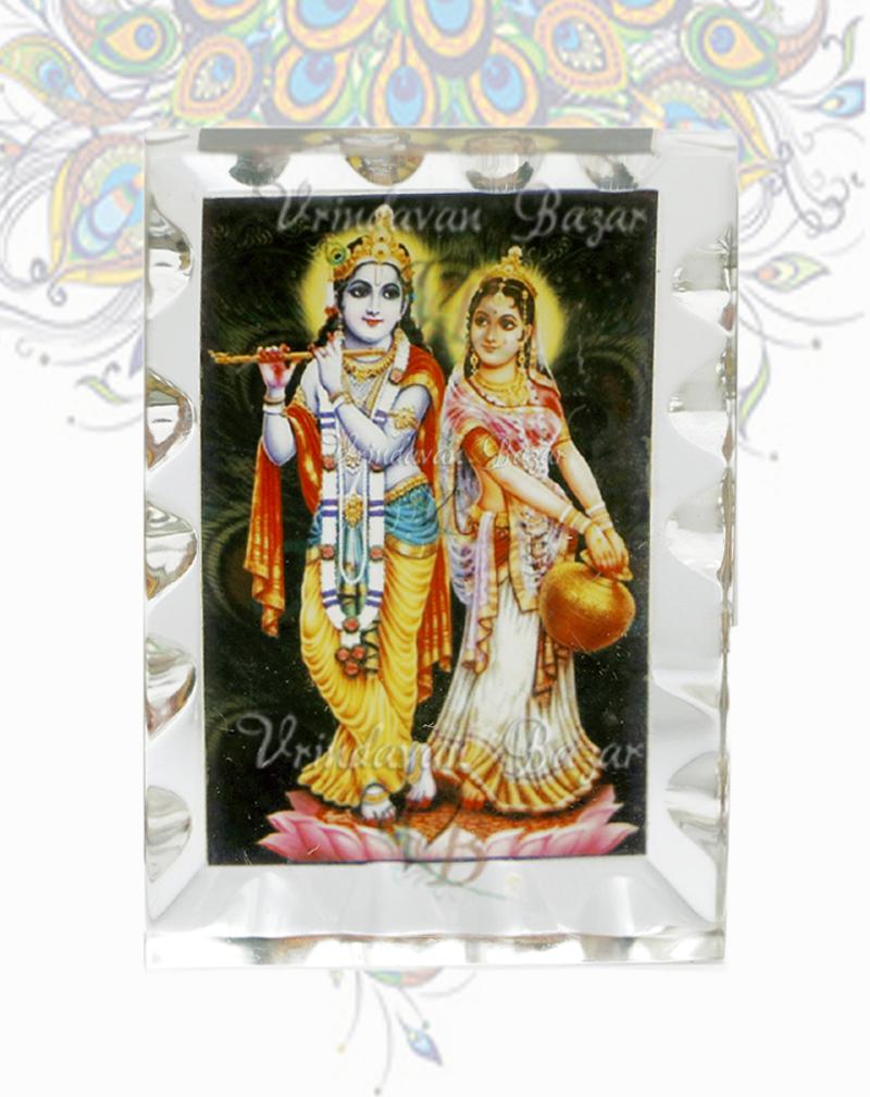 Radha Krishna frame acrylic stand