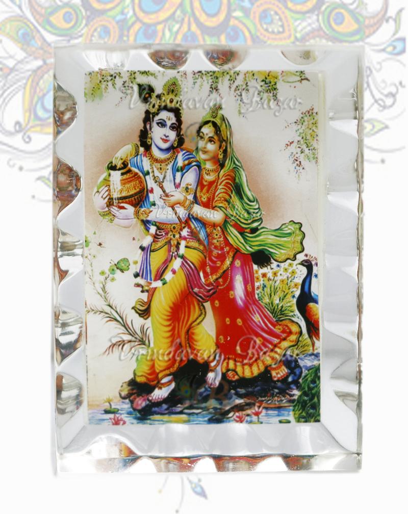 Radha Krishna frame acrylic stand