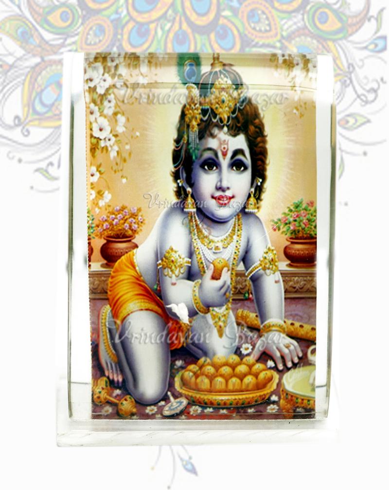 Bal Gopal rounded acrylic stand