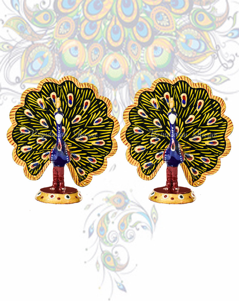 Dancing Peacock Showpiece