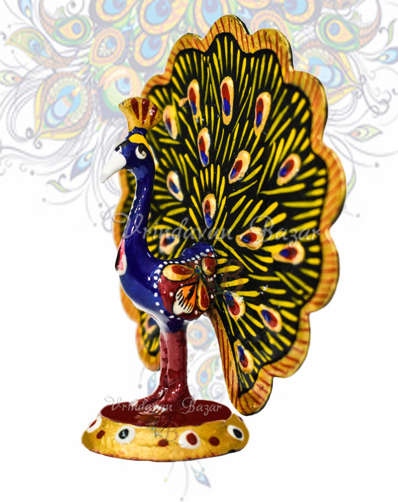 Dancing Peacock Showpiece