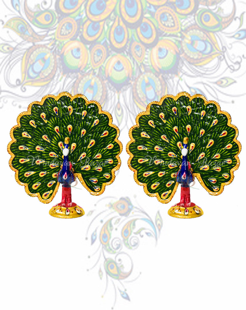 Dancing Peacock Showpiece