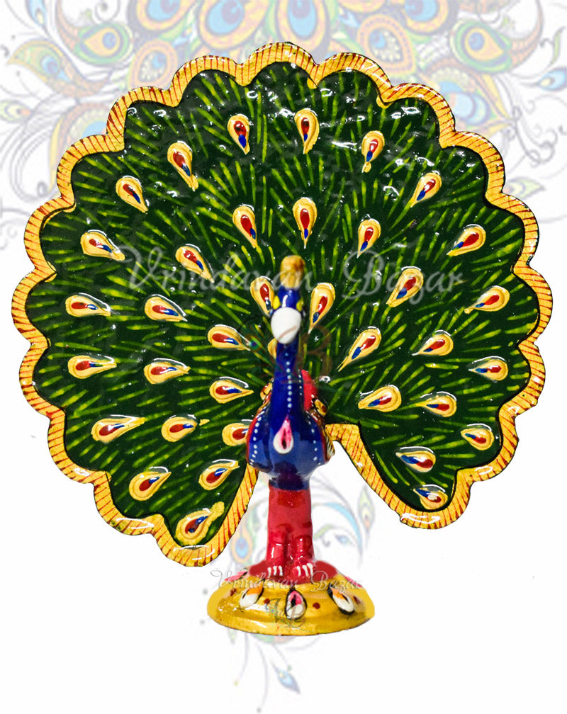 Dancing Peacock Showpiece