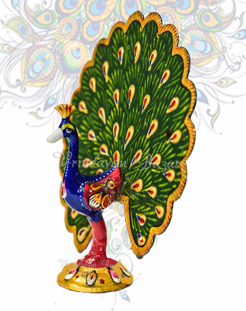 Dancing Peacock Showpiece