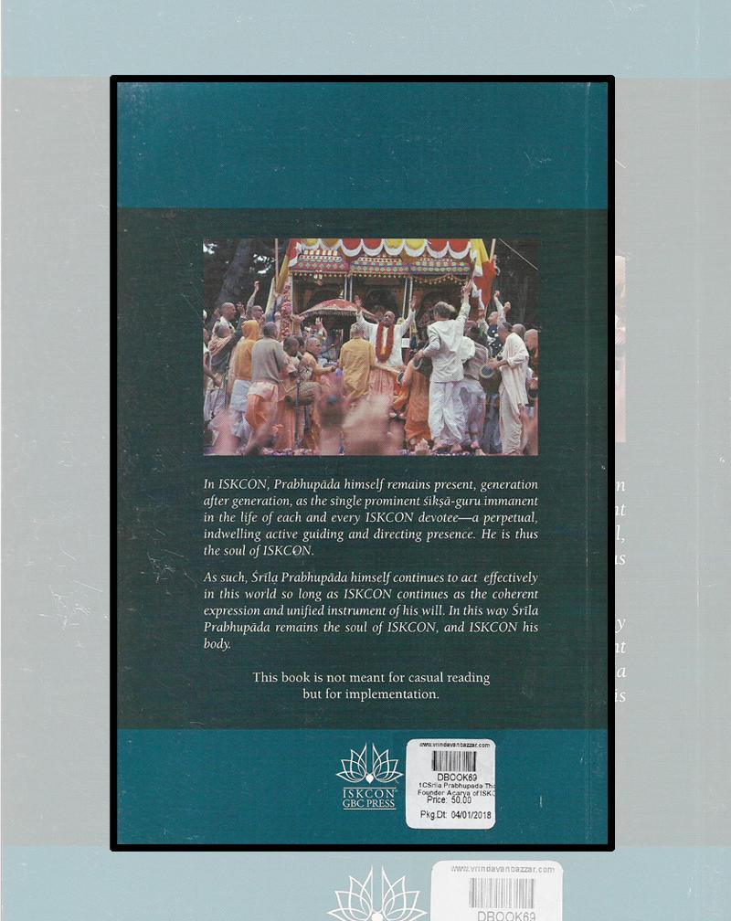 Srila Prabhupada - The Founder Acarya of ISKCON