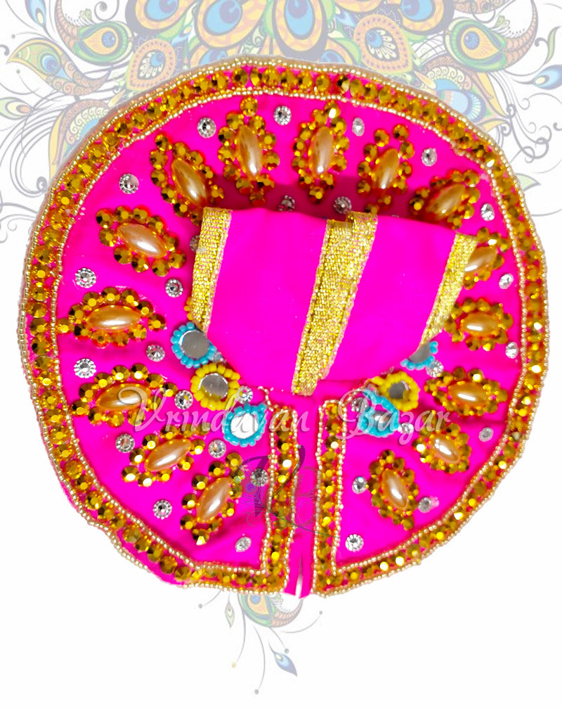 Petal design sequins work laddu gopal dress