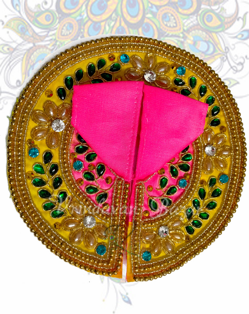 Gota patti work laddu gopal dress