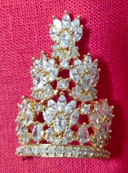 Flower tiers artificial stone mukut