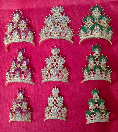Flower tiers artificial stone mukut