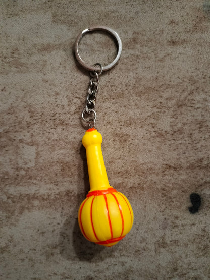 Yellow Mace Key Ring