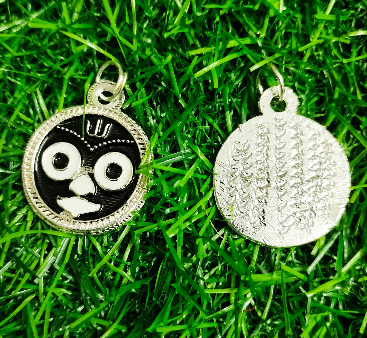 Shri Jagannath oxidised pendant