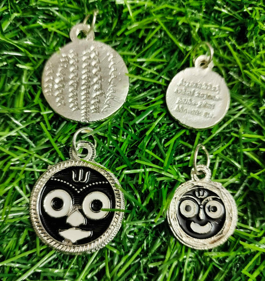 Shri Jagannath oxidised pendant