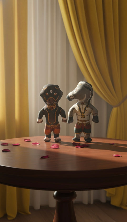 Keshi-The Horse and Dhenukasura- The Donkey demon soft toy