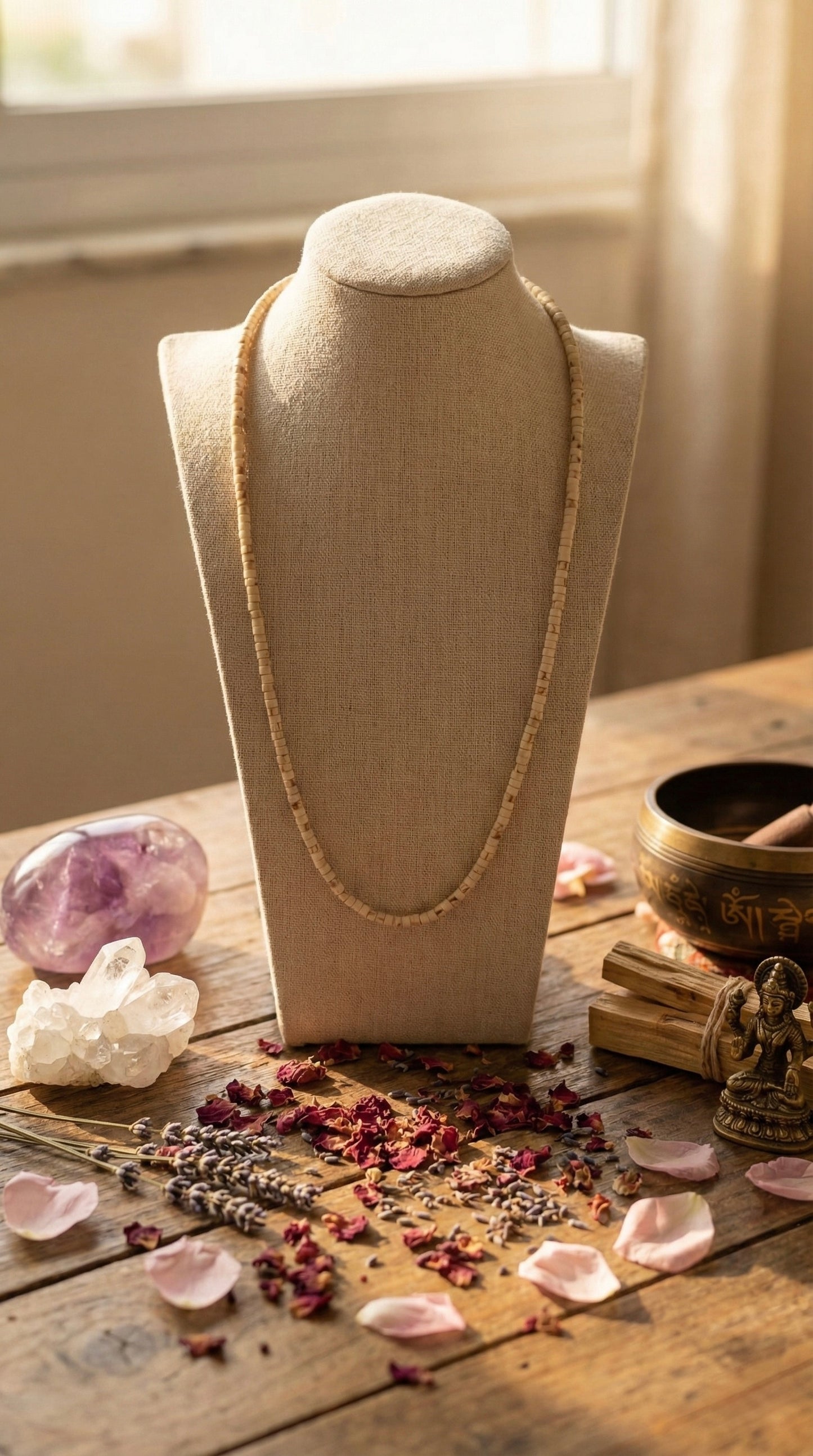 Round beads 1 round tulsi kanthi mala