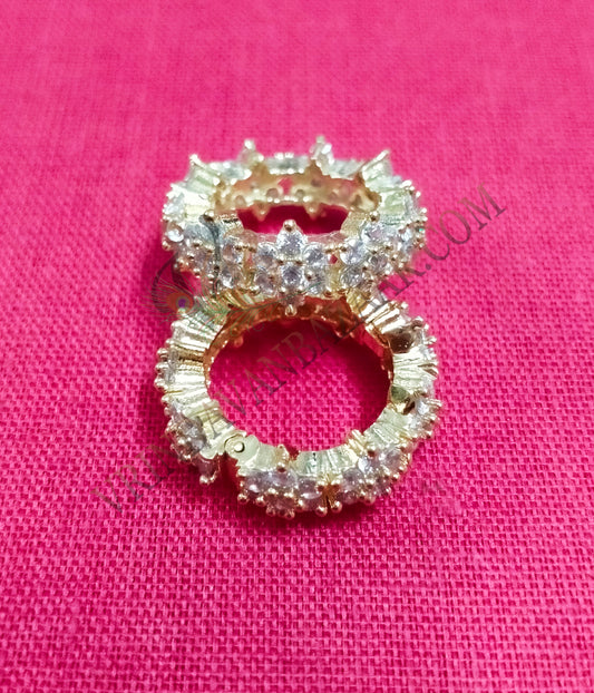 Flower design artifical stone kangan/ bangle